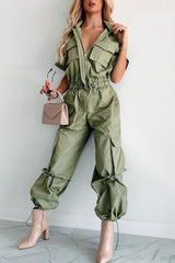 Problem Free Utility Jumpsuit (Olive)
