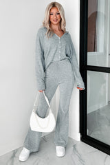 Henrik Lightweight Button Cardigan (Heather Grey)
