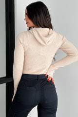 Sayer Hooded Sweater Bodysuit (Vanilla)