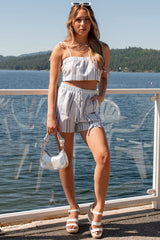 Harboring Feelings Striped Tank Top (Light Blue)