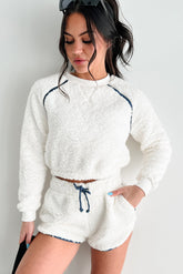 Cloud Nine Comfort Faux Fur Lounge Set (Ivory)
