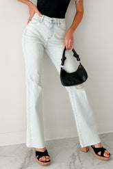 Paul Distressed Judy Blue Straight Leg Jeans (Light)