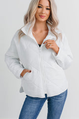 Autumn Memories Quilted Jacket (White)