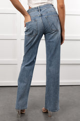 Graysen Wide Leg Mica Denim Jeans (Penn Blue)
