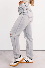Meadow Mid Rise Judy Blue Boyfriend Jeans (Light)