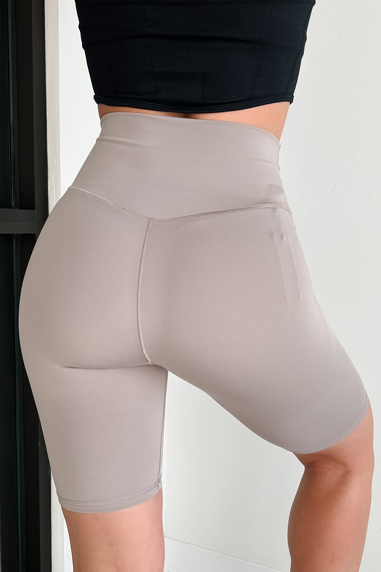 Be In Your Element High Rise Biker Shorts (Ash)
