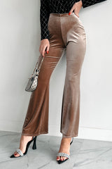 Timeless Treasures Velvet Pants (Tan)
