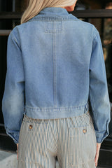 Open Days Denim Cargo Jacket (Medium)