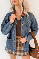 Bastian Papermoon Denim Barn Jacket (Denim Blue)