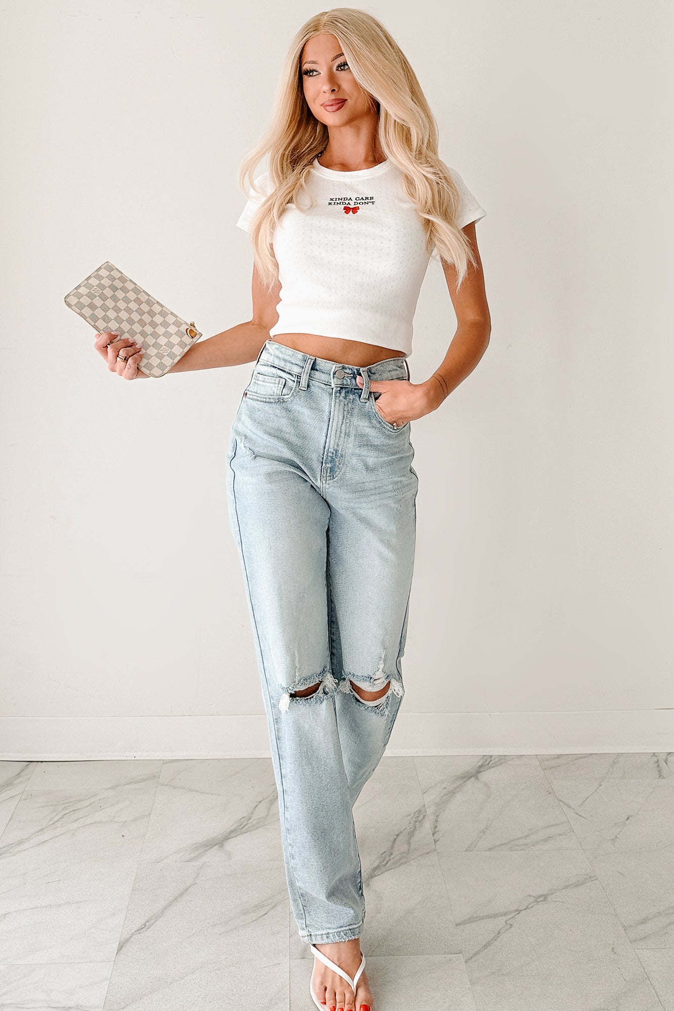 Cassie Super High Rise Cello Dad Jeans (Light Wash)