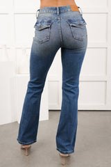 Roman Mid Rise Bootcut Cello Jeans (Medium)