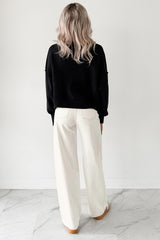 Lucian High Rise Wide Leg Jemina Jeans (Ivory)