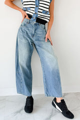 Frank High Rise Signature 8 Barrel Jeans (Medium)