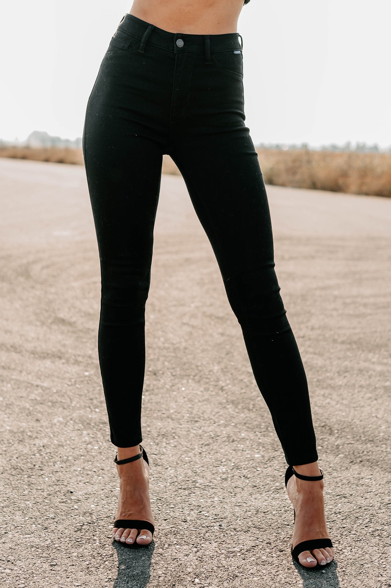 Rogue High Rise Super Skinny Cello Jeans (Black)