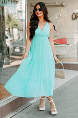 Just A Feeling Sleeveless Maxi Dress (Jade)