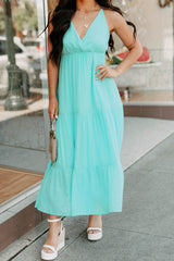 Just A Feeling Sleeveless Maxi Dress (Jade)