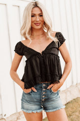 Avi High Rise Frayed Kancan Denim Shorts (Medium)