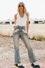 Campbell Western Patch Blue B Jeans (Light)