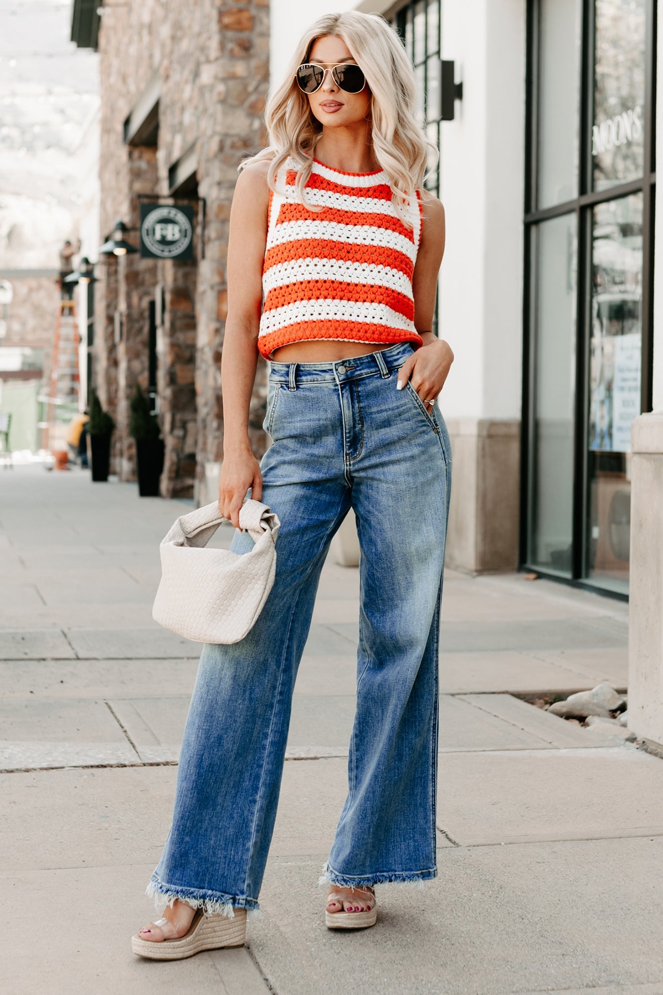 Jack High Rise Wide Leg Judy Blue Jeans (Medium)